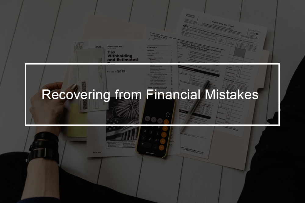 How to fix temporary financial mistakes?