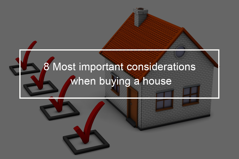 Things to consider before buying a home