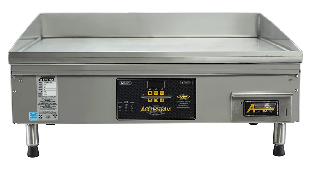 Restaurant Equipment financing: EGF2083B2450-T1 Accu-Steam Griddle