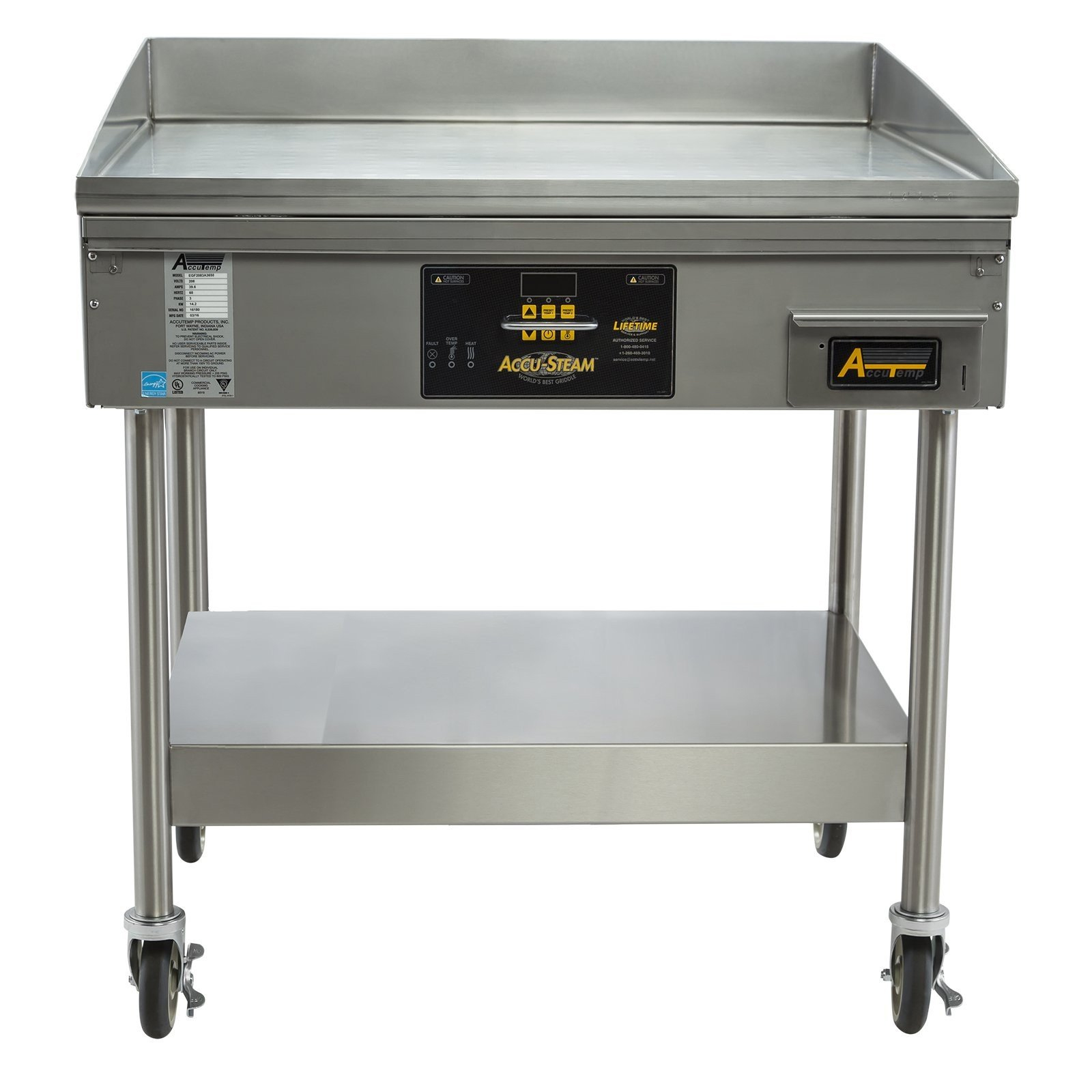 EGF4803A3650-S2 Accu-Steam™ commercial griddle from AccuTemp